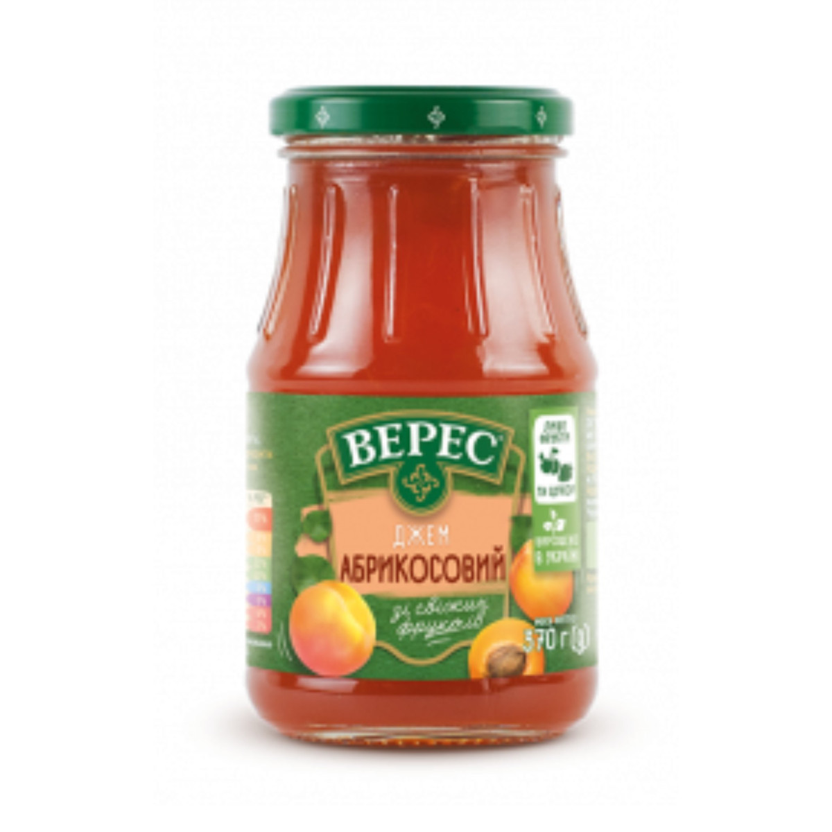 TM Veres Džem meruňkový, 370 g/12 ks