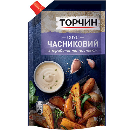 Torčyn Omáčka "Česneková", 200g/30ks