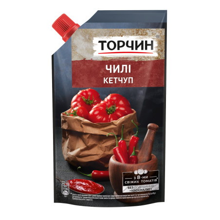 Torčyn Omáčka "Kečup chilli", 380g/25ks