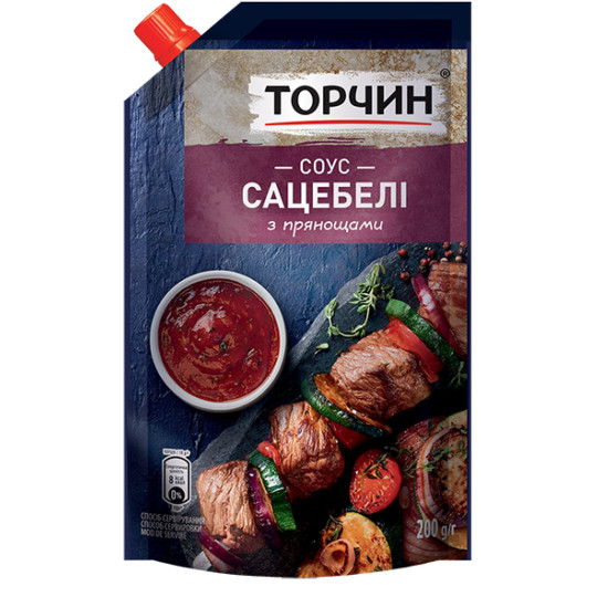 Torčyn Omáčka "Sacabely" rajčatová s koření, 200g/30ks