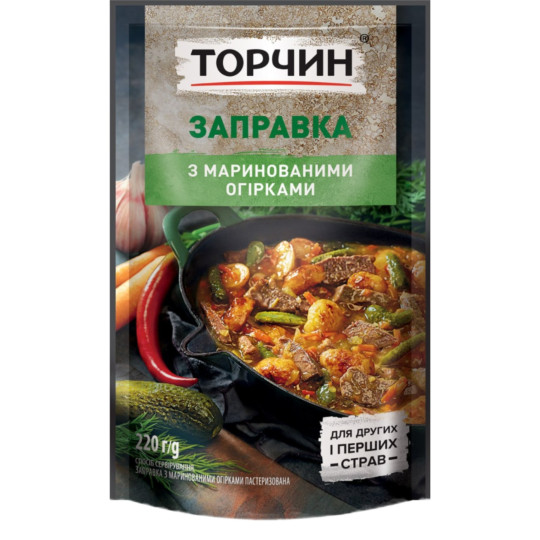 Torčyn Zaklad na polévku "Rossolnik" s marinovanými okurkami, 220g/33ks